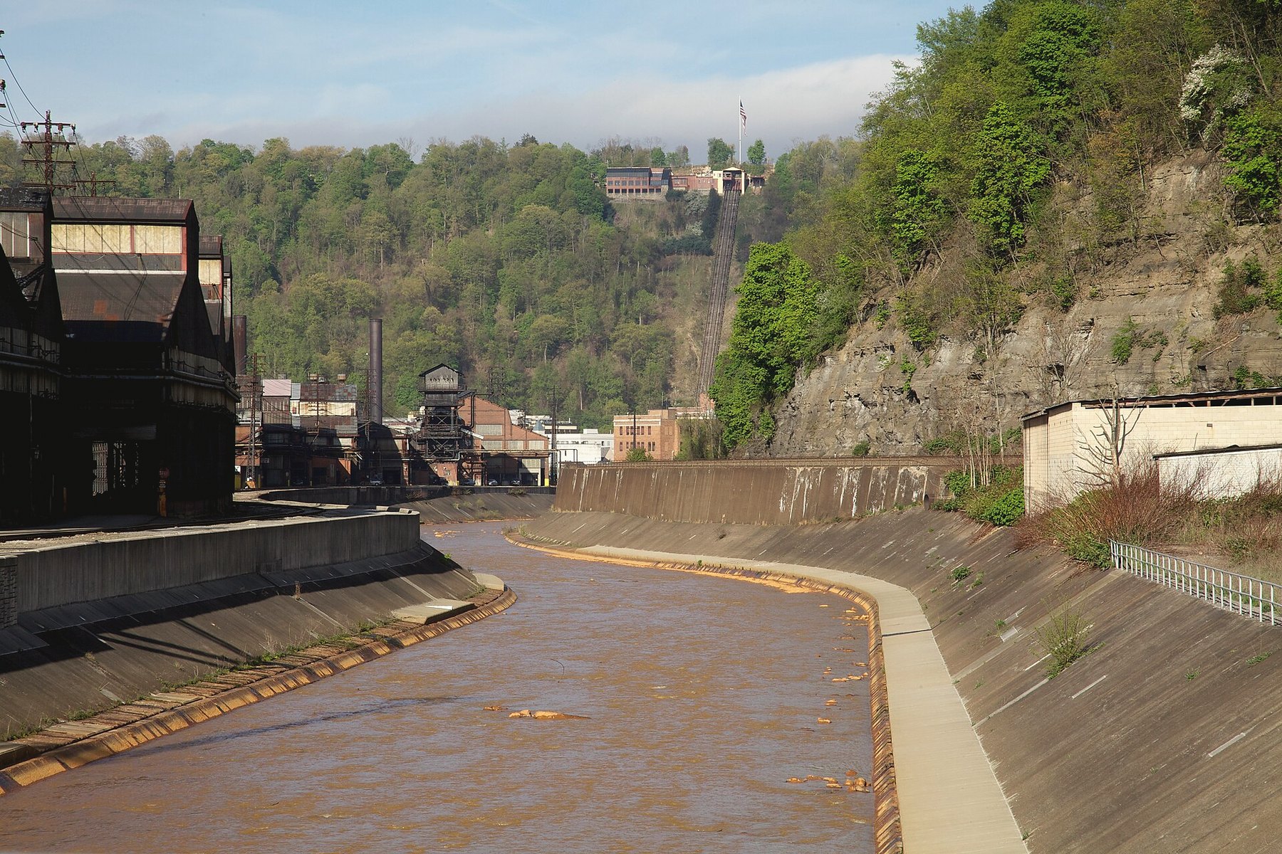 Johnstown Inclined Plane above the Little Conemaugh